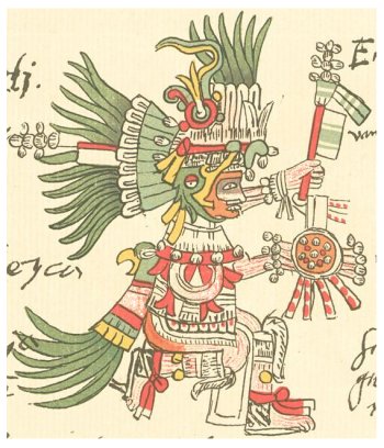 El nacimiento del dios de la
guerra,  Huitzilopochtli